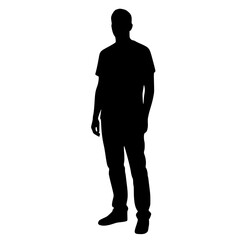 Fototapeta premium silhouette of a businessman