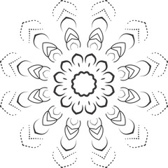abstract floral ornament background