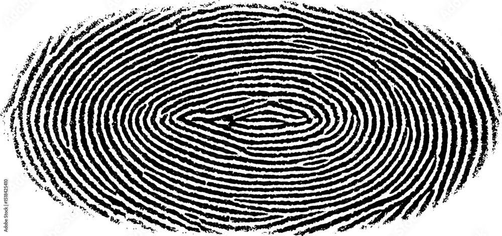 Poster intricate fingerprint swirl pattern engraving for unique design concepts