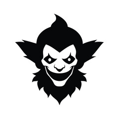 black and white mask