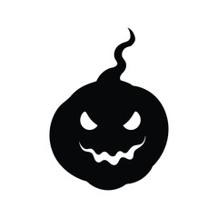 halloween pumpkin head