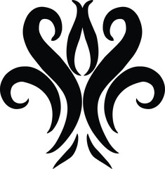 Ornamental Icon – Decorative Flourish and Vintage Design Element