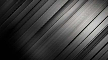 Obraz premium diagonal black and gray striped gradient background with textured design