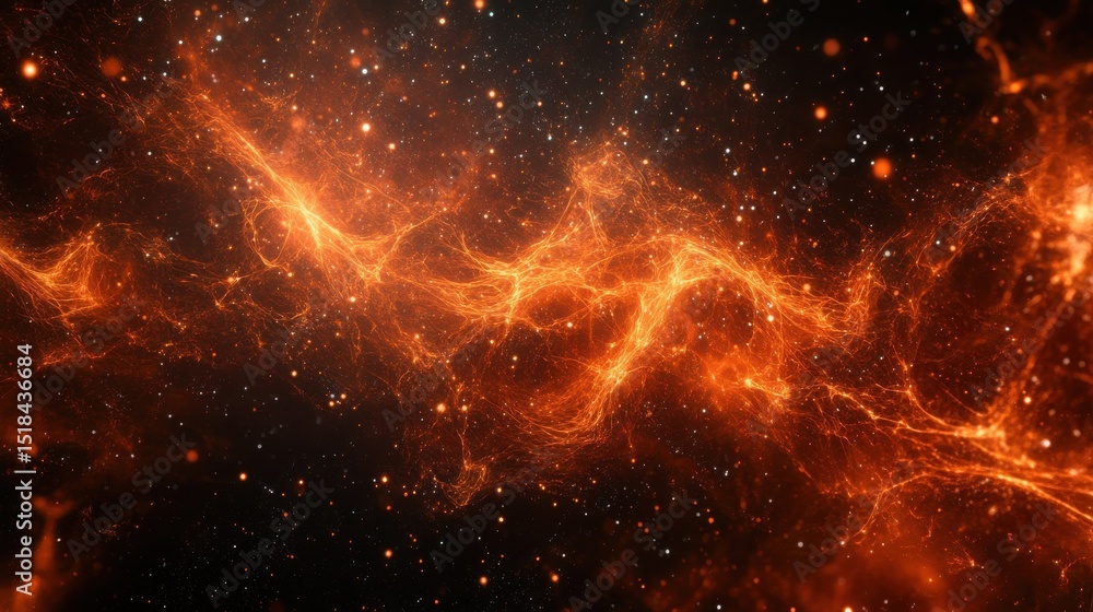 Poster abstract digital background. can be used for technological processes, neural networks and ai, digita