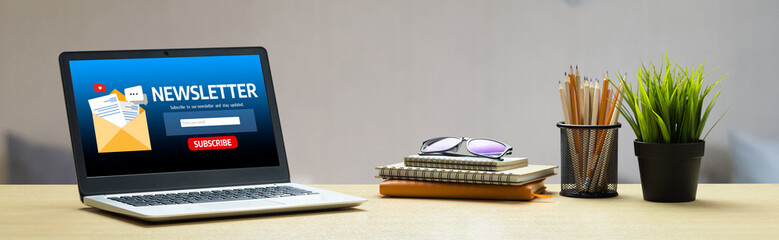 newsletter signup page on computer for customer to subscribe snugly newsletter update information to subscriber