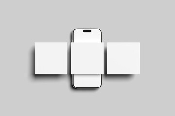Instagram Post Blank Mockup template