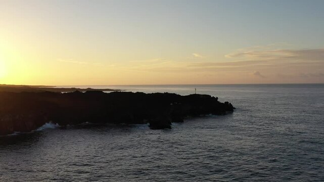 Sunrise in Laperouse Maui Hawaii