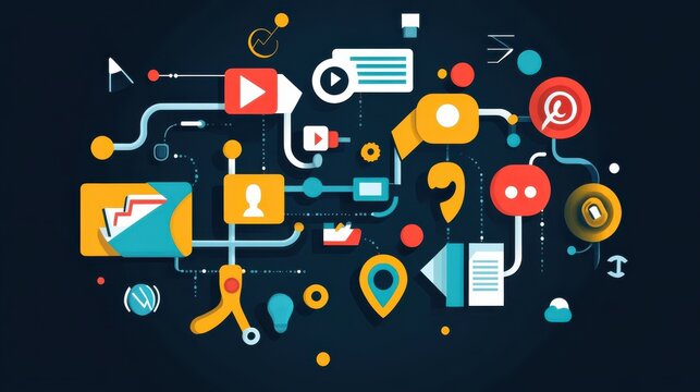 Customer oriented marketing strategy abstract concept vector illustration set. Word of mouth, relationship marketing, referral program, recommendation, brand loyalty, social media abstract metaphor. 