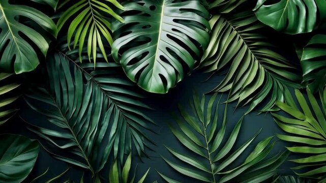 green leaves background
