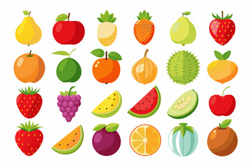 fruits and vegetables vector