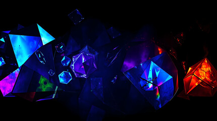 abstract background full of morphological details, colors and geometric details