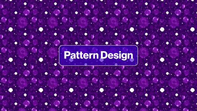 rain drops on the window abstract background with purple and white flawer Pattern Design
