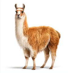 Fototapeta premium Stunning Illustration of a Llama , PNG isolated cut out image