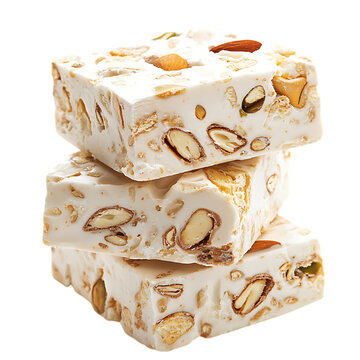 (s): pieces of delicious nougat 