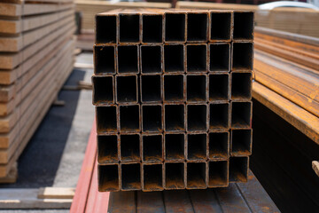 Square Steel Tubes in Bulk - Construction Material