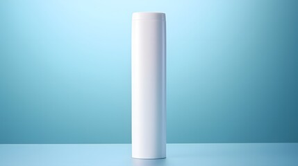 Elegant Pillar: A pristine, slender pillar stands tall against a serene gradient background, exuding minimalist sophistication.