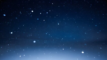 A captivating deep blue night sky filled with sparkling stars and a sense of wonder
