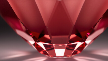 Luxurious Ruby Stone in Studio Lighting – High-End Gem Close-Up