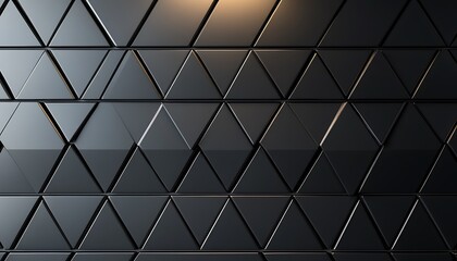 Fototapeta premium Abstract 3d rendering of chaotic black geometric shapes. Modern background design.