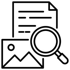 Evidence Line Icon
