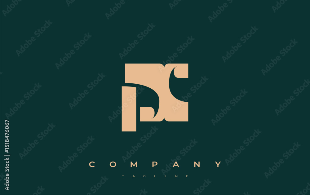 Fototapete ix abstract geometric logo design. modern and elegant logo design with simplistic typography element