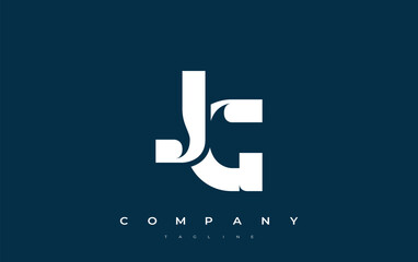 JG Abstract Geometric Logo Design. Modern and elegant logo design with simplistic typography elements, showcasing branding excellence.