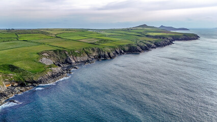 The blue lagoon in Abereiddy, United Kingdom
