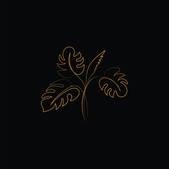 Abstract floral background design with black and white butterfly silhouette illustration, perfect for vintage nature-inspired art and decoration