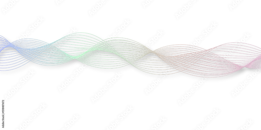 Poster abstract wave element for design pink and white. design template for cover, business. abstract dynam