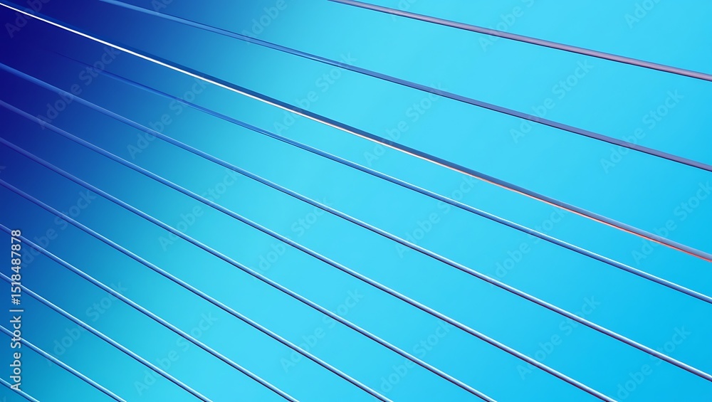 Poster abstract blue lines a study in parallelism and gradient hues