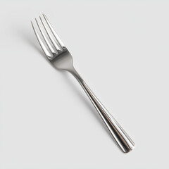Elegant Stainless Steel Fork - Perfect for Dining , PNG isolated cut out image