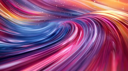 Vibrant Sound Waves: A captivating image depicting colorful sound waves, symbolizing the essence of music, energy, and dynamic patterns.