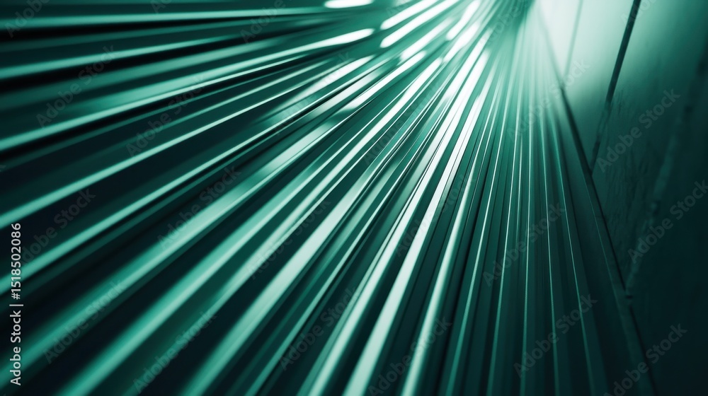 Poster abstract green diagonal lines background creates a dynamic and vibrant visual effect.