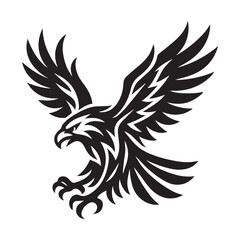 Tribal Eagle Silhouette Artwork
