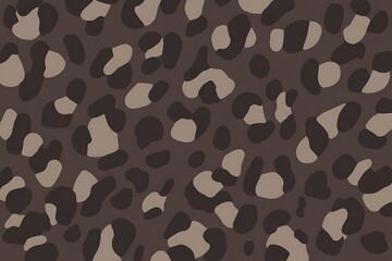 Abstract animal print earthy brown tones