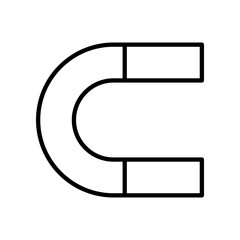 Customer attraction and retention concept editable stroke outline icon isolated on white background flat vector illustration.