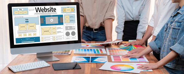 Website design software provide brisk template for online retail business and e-commerce