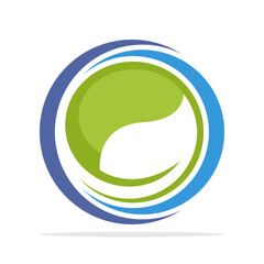 An illustration icon with a green management system concept, is an effort to protect the environment.