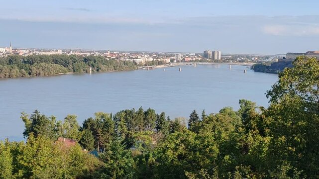 Novi Sad and river Danube - Serbia