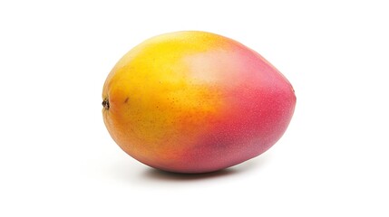 Mango fruit isolated on white background.