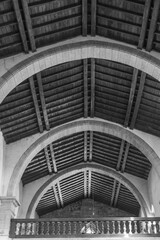 Die kleine Stadt Betanzos in Spanien