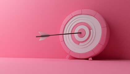 3d rendering of pink and blue dumbbells on a blue background