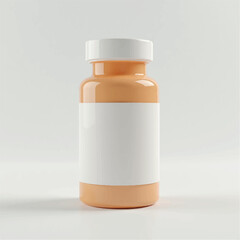 supplement bottle mockup with capsules in it with white label, 3d product mockups,protein jar,medicine bottle with pills,omega 3 capsules,realistic mockups,photography,transparent vitamins bottle