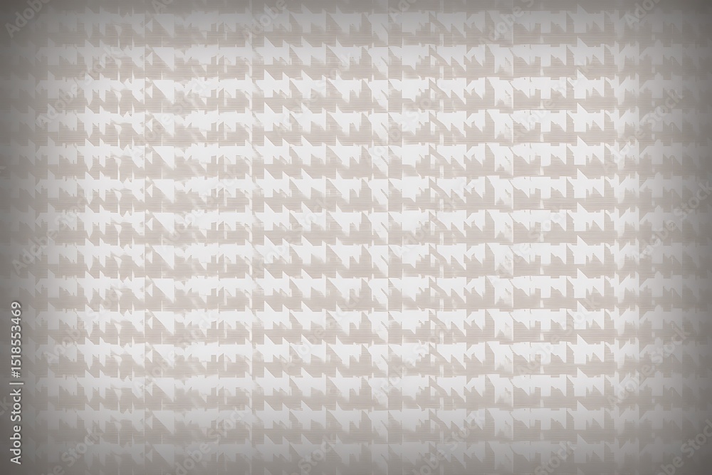 Poster abstract shapes arranged in orderly pattern