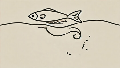 Fototapeta premium Modern Woman's Portrait Outline