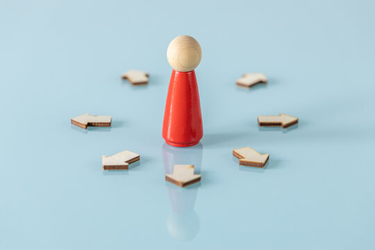 Choosing the Right Direction. Business Challenges. Finding a Solution. Challenges and Paths to Success. copy space