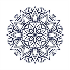mandala, mandala design, mandala design idea, mandala design vector, mandala sample Isolated flower mandala in vector. Round line pattern. Vintage monochrome element for coloring pages and design