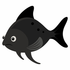 vector illustration of a fish