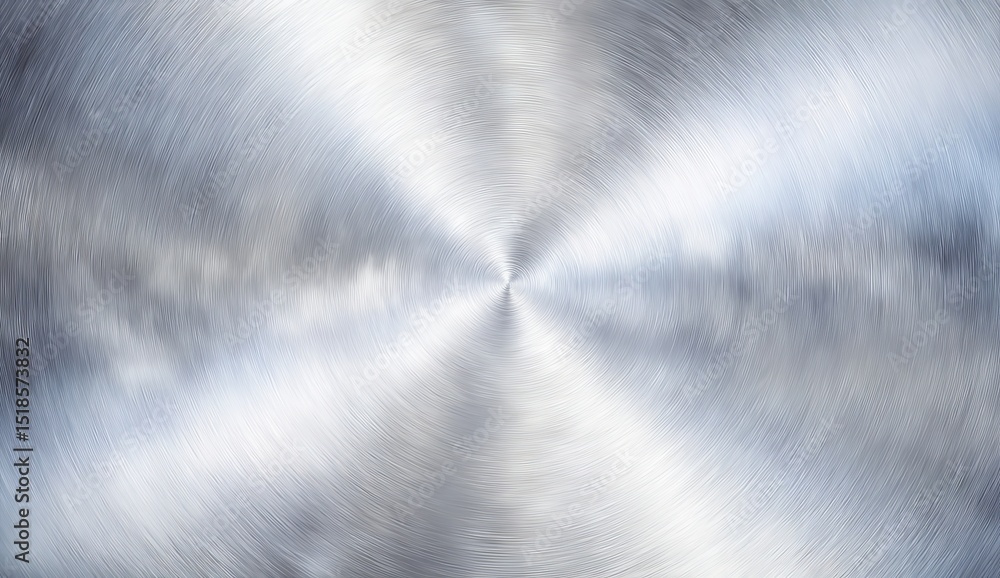 Poster the surface of a stainless material features a metallic texture and shiny pattern, presented on a si