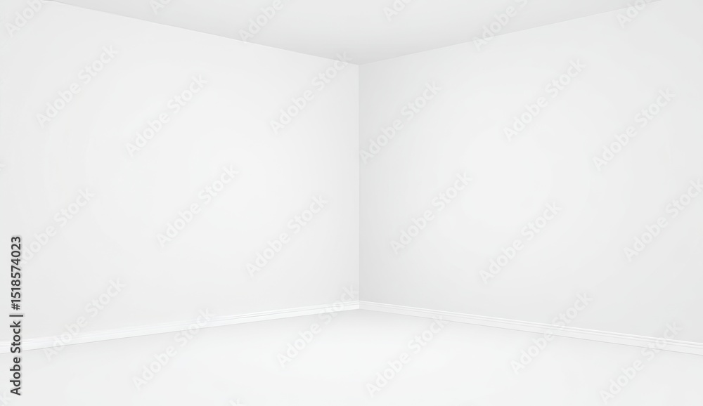 Poster the interior design of an empty studio features a clean and minimal space with a white or grey backg